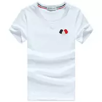 moncler cotton jersey t-shirt 3 badge white